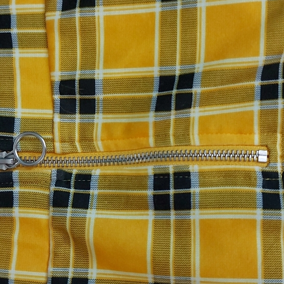 Divided Plaid Mini Skirt/H & M/Plaid/Mini/Sexy/Bodycon/Sz M - Picture 2 of 6